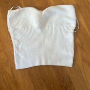 LA Hearts medium white sweater top